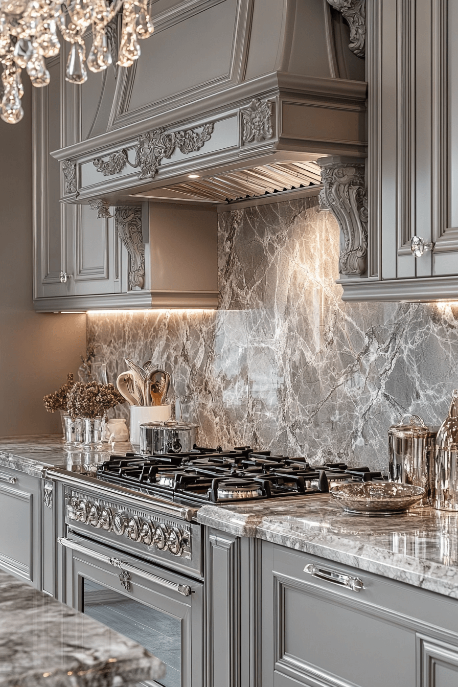 light gray kitchen cabinets