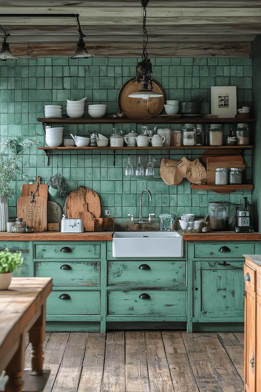 retro kitchen