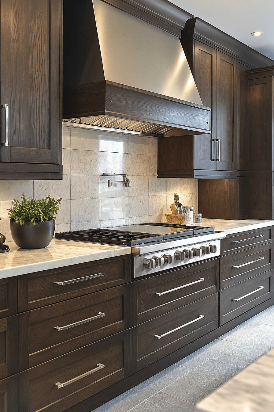 natural wood kitchen cabinets