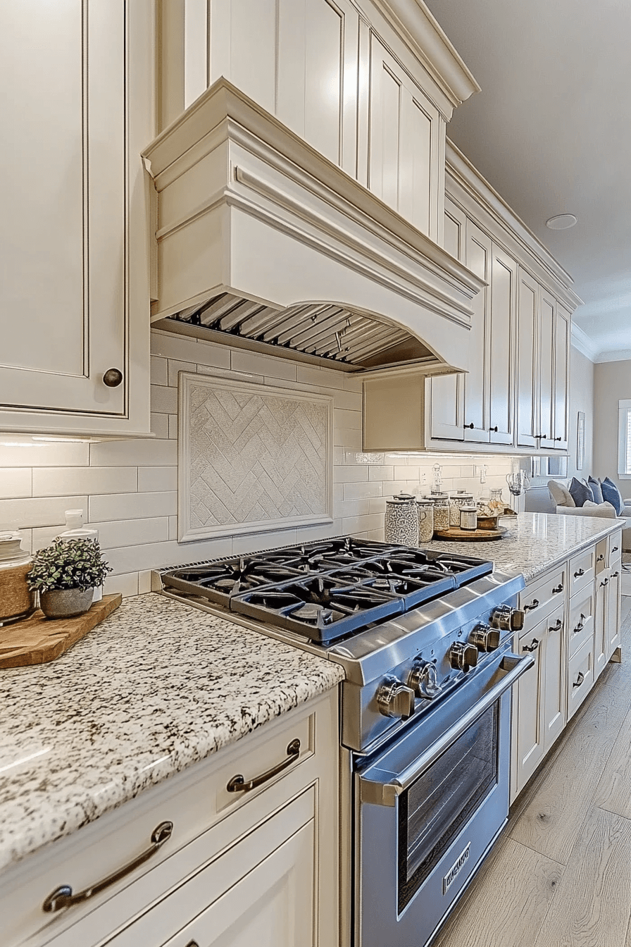 antique white kitchen cabinets