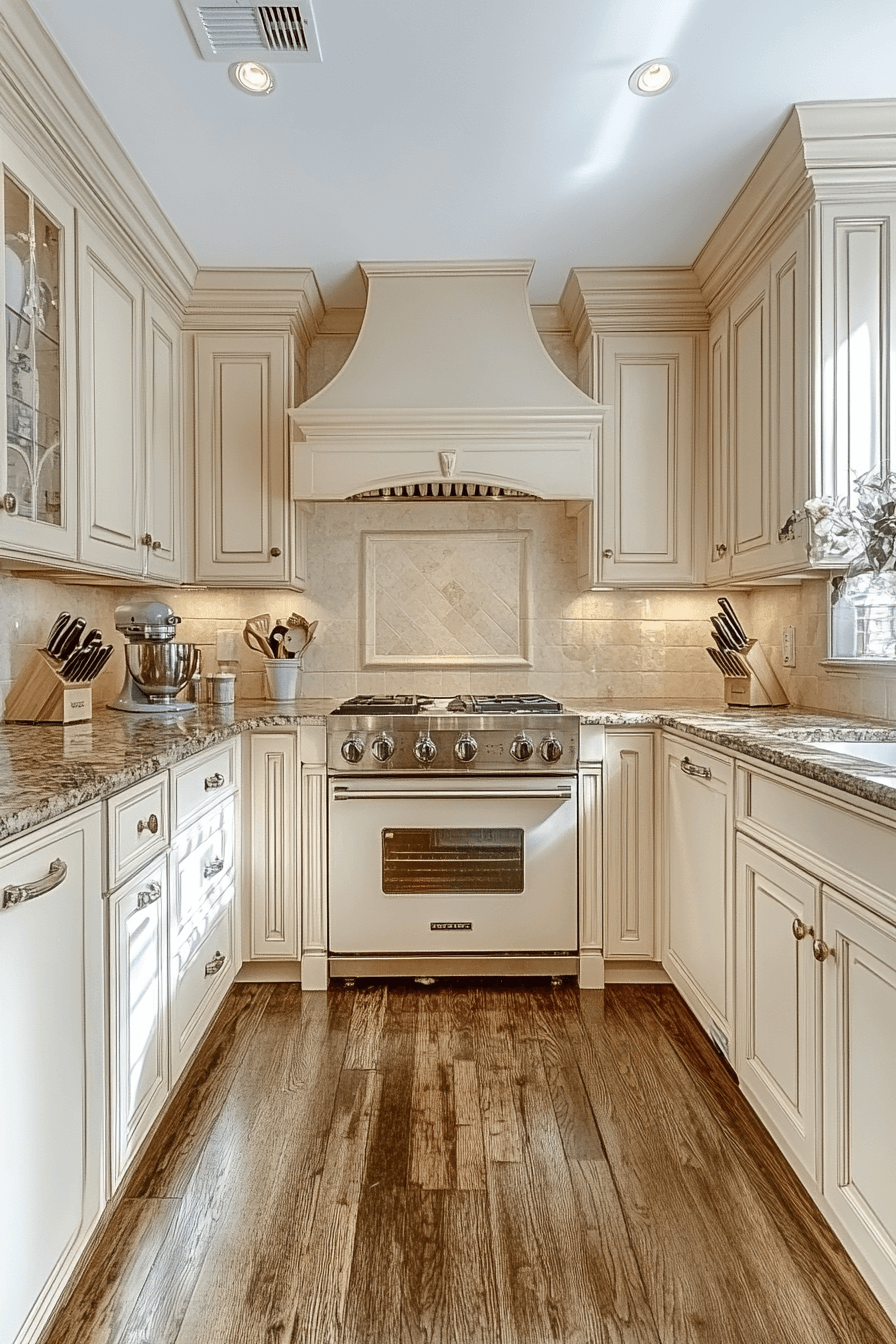 antique white kitchen cabinets
