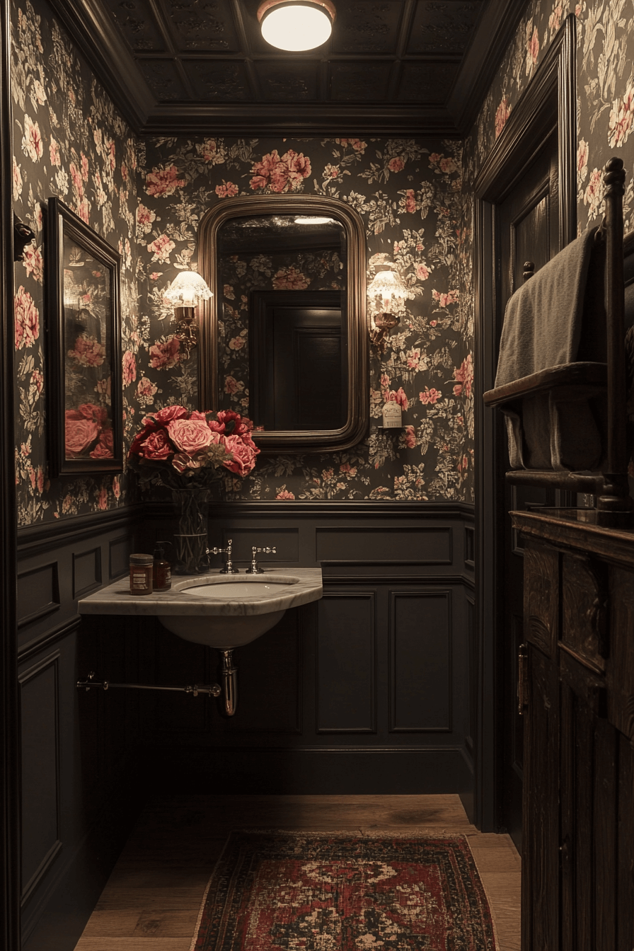 grey bathroom decor