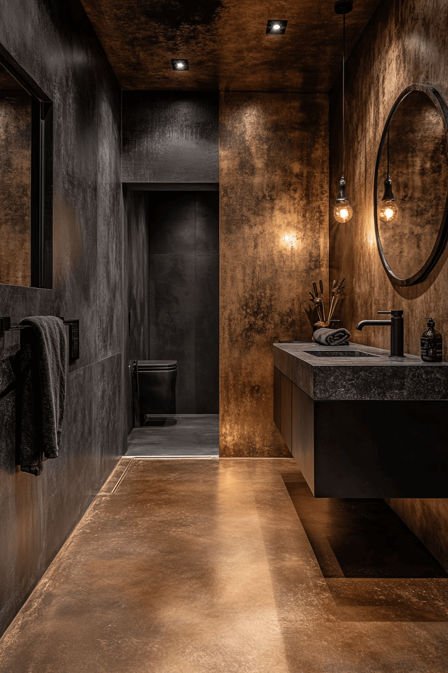 Bathroom industrial style