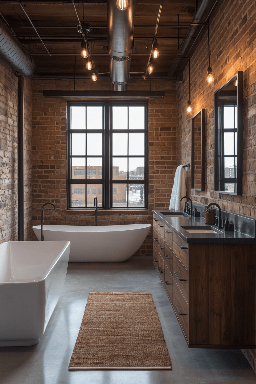 Bathroom industrial style