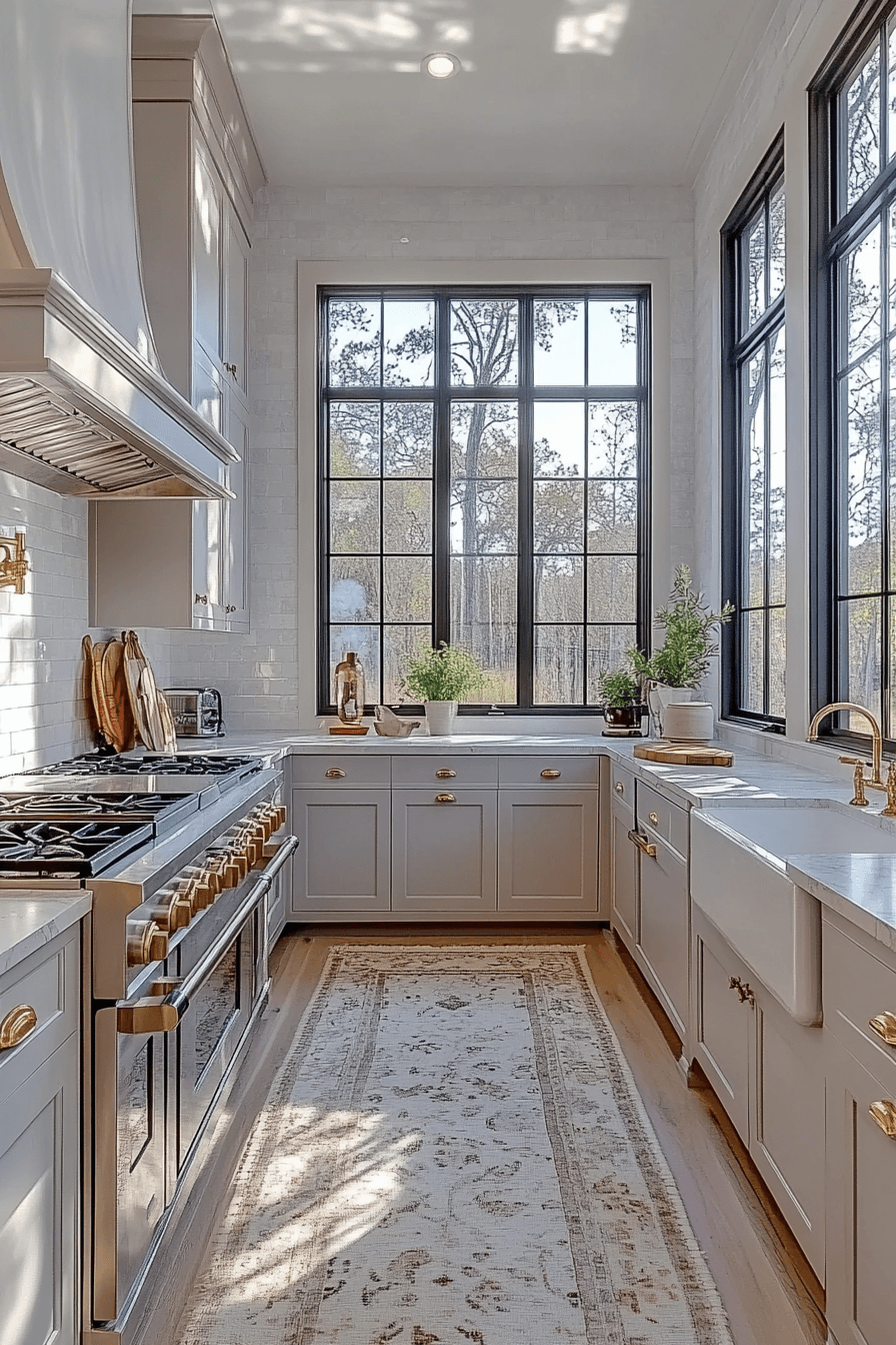 light gray kitchen cabinets
