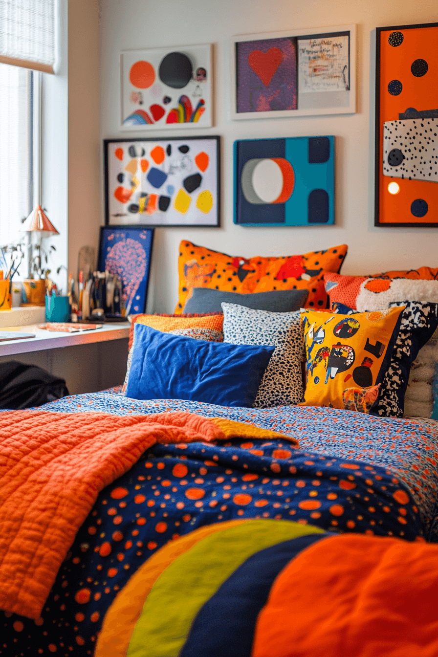 retro bedroom