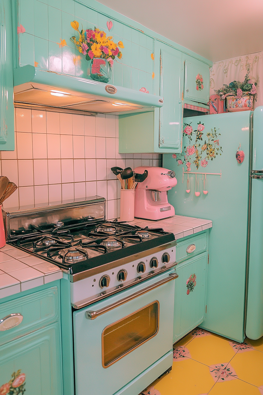 retro kitchen