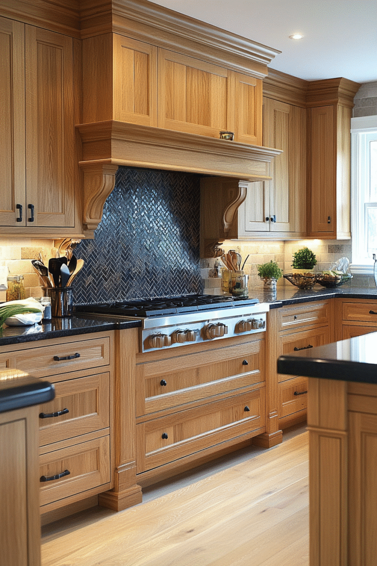 29 Honey Oak Kitchen Cabinets Styles To Refresh Your Kitchen With ...