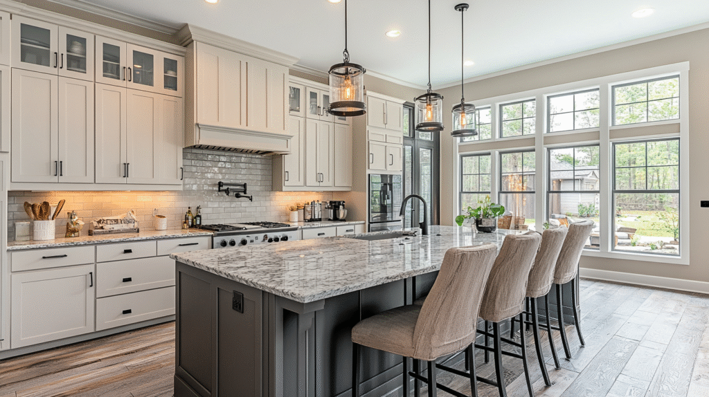 light gray kitchen cabinets
