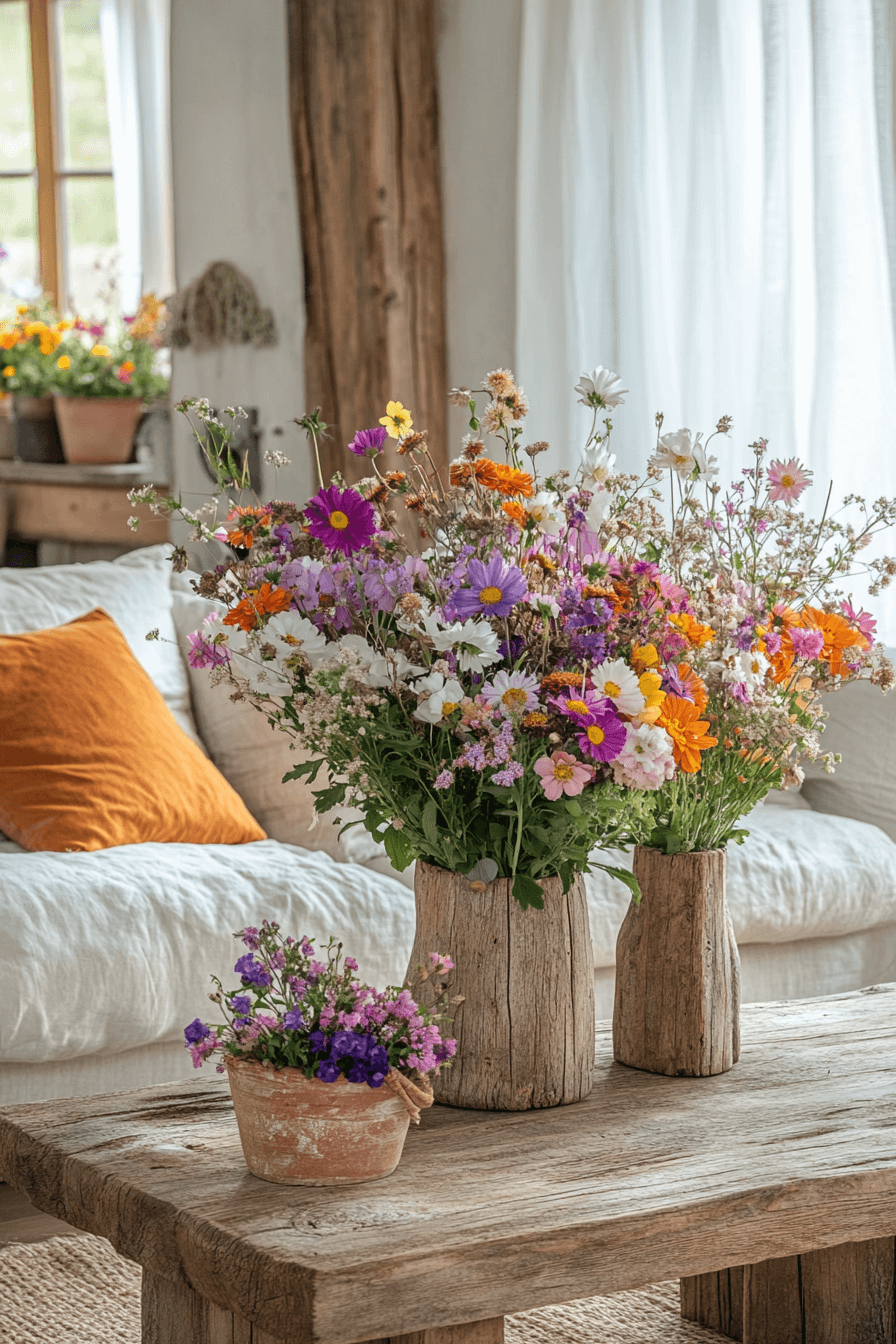 29 Rustic Spring Home Decor Ideas That Brighten Your Home with Rustic Charm rustic spring home decor ideas