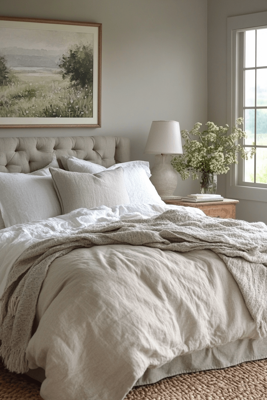 neutral spring home decor ideas
