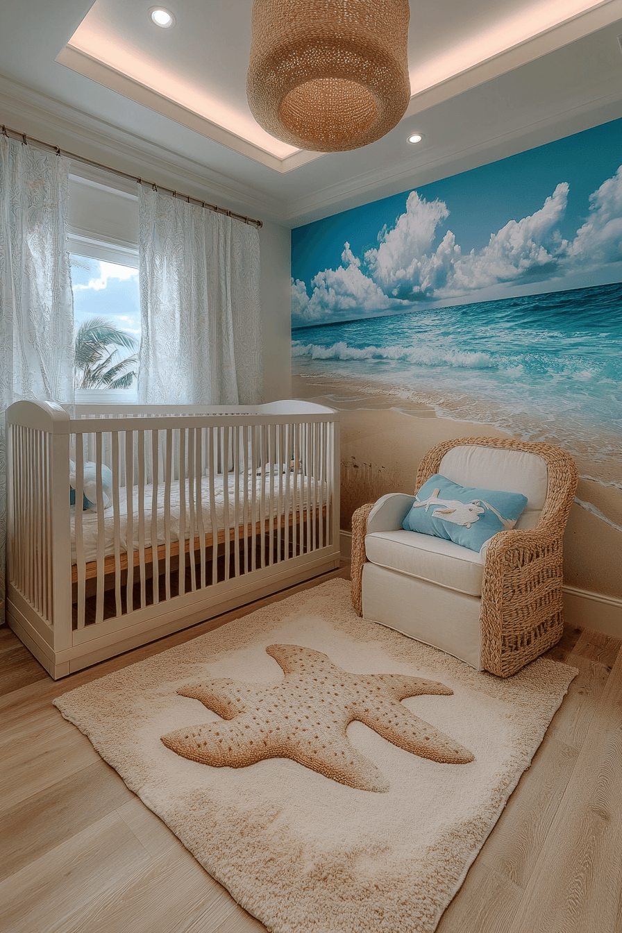 Coastal Baby Room