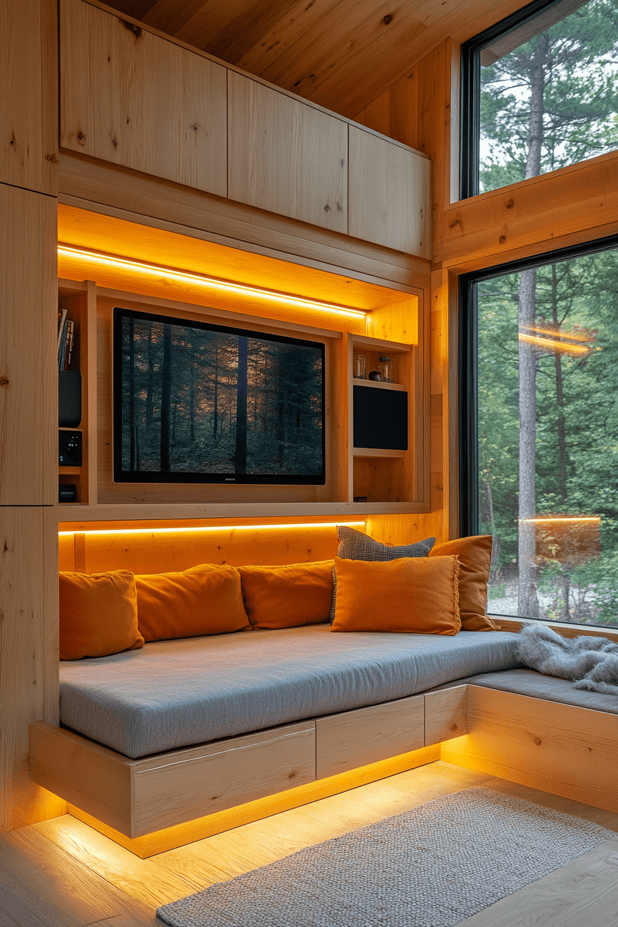 Tiny Cabins Interiors
