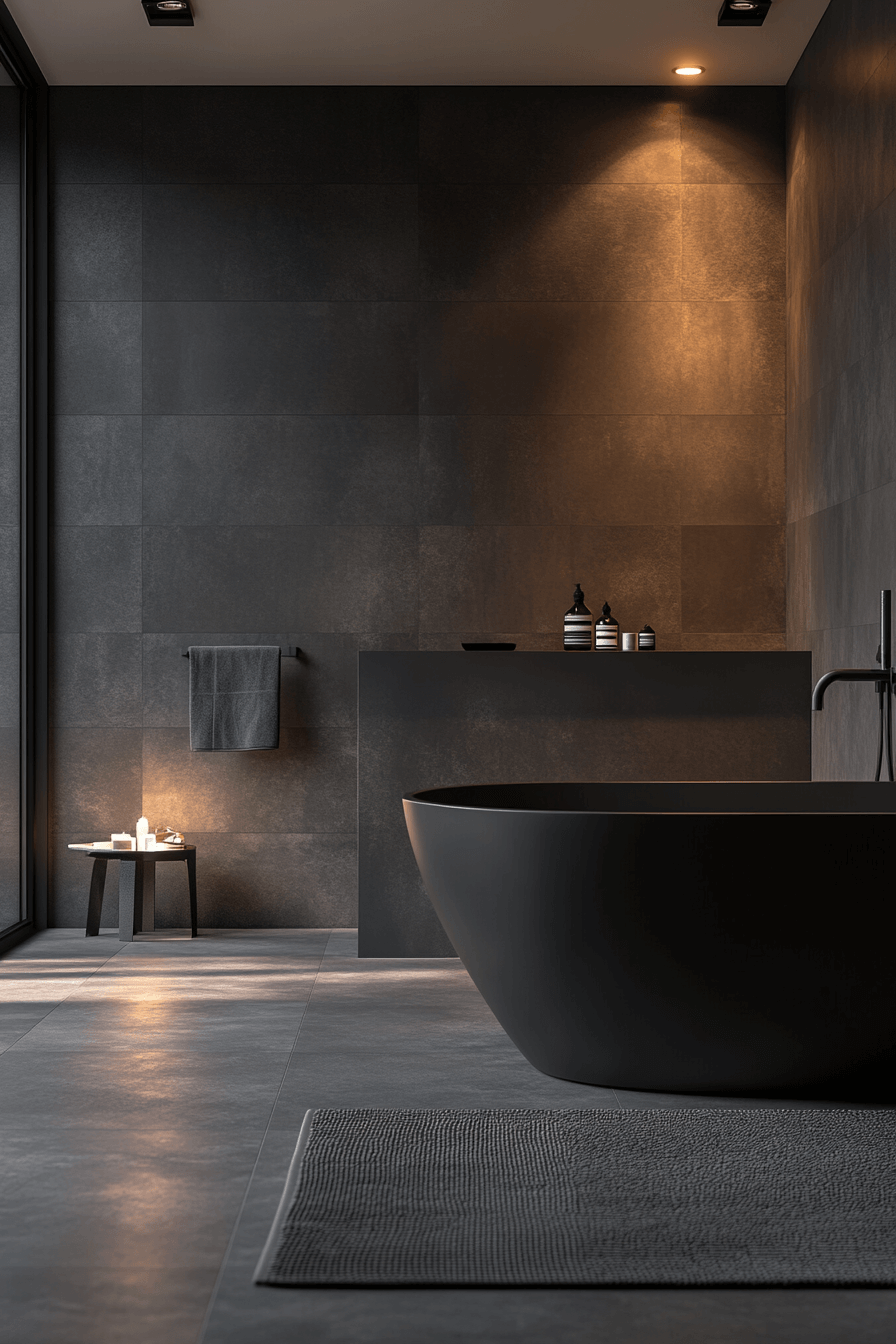 moody bathroom