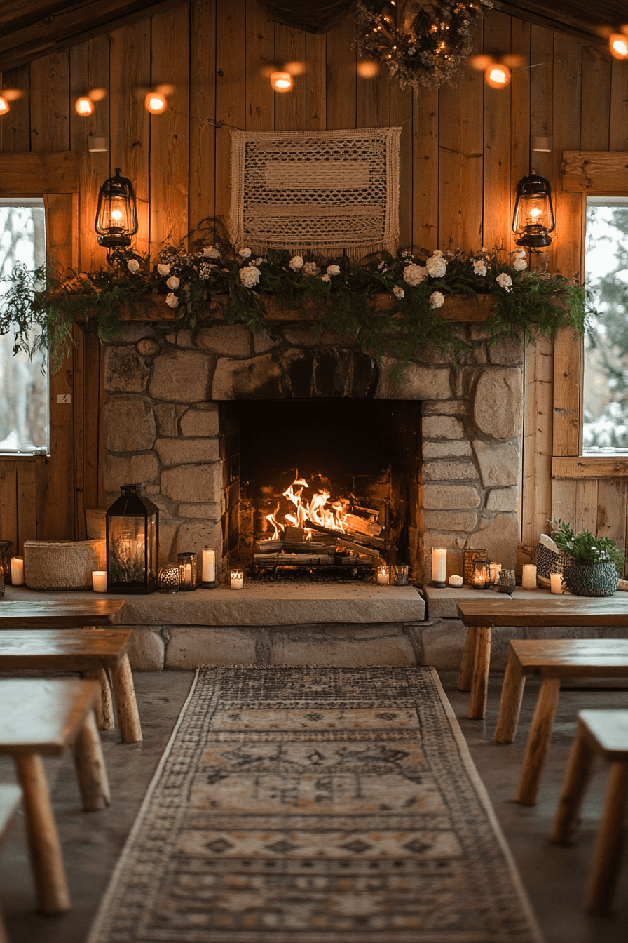 boho rustic wedding decor