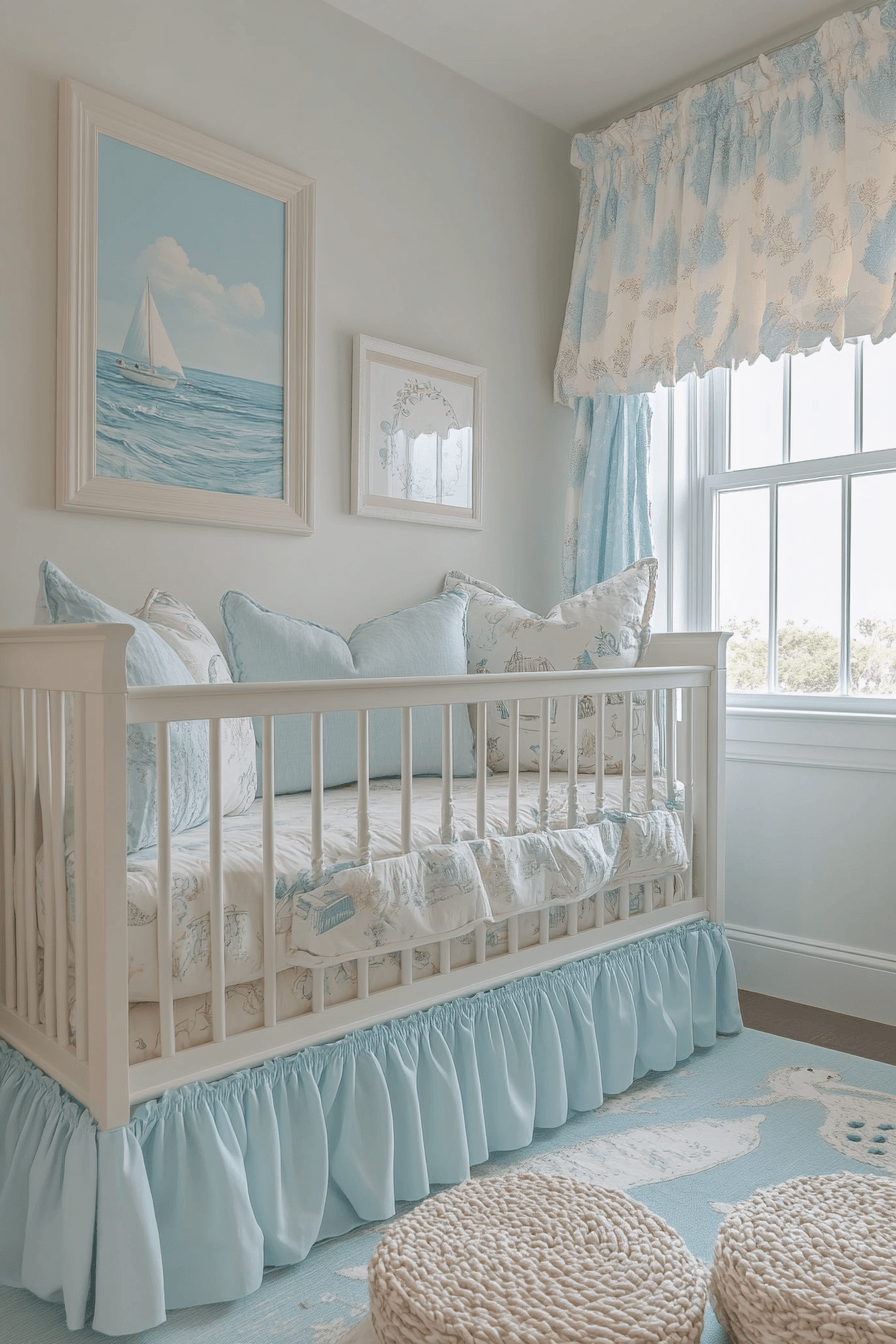 Coastal Baby Room