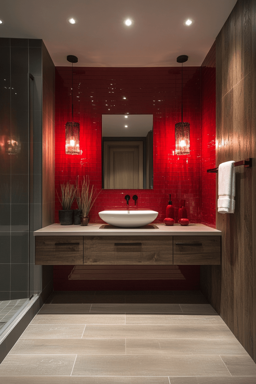 moody bathroom