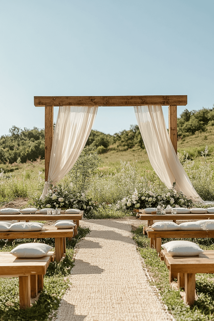 boho rustic wedding decor