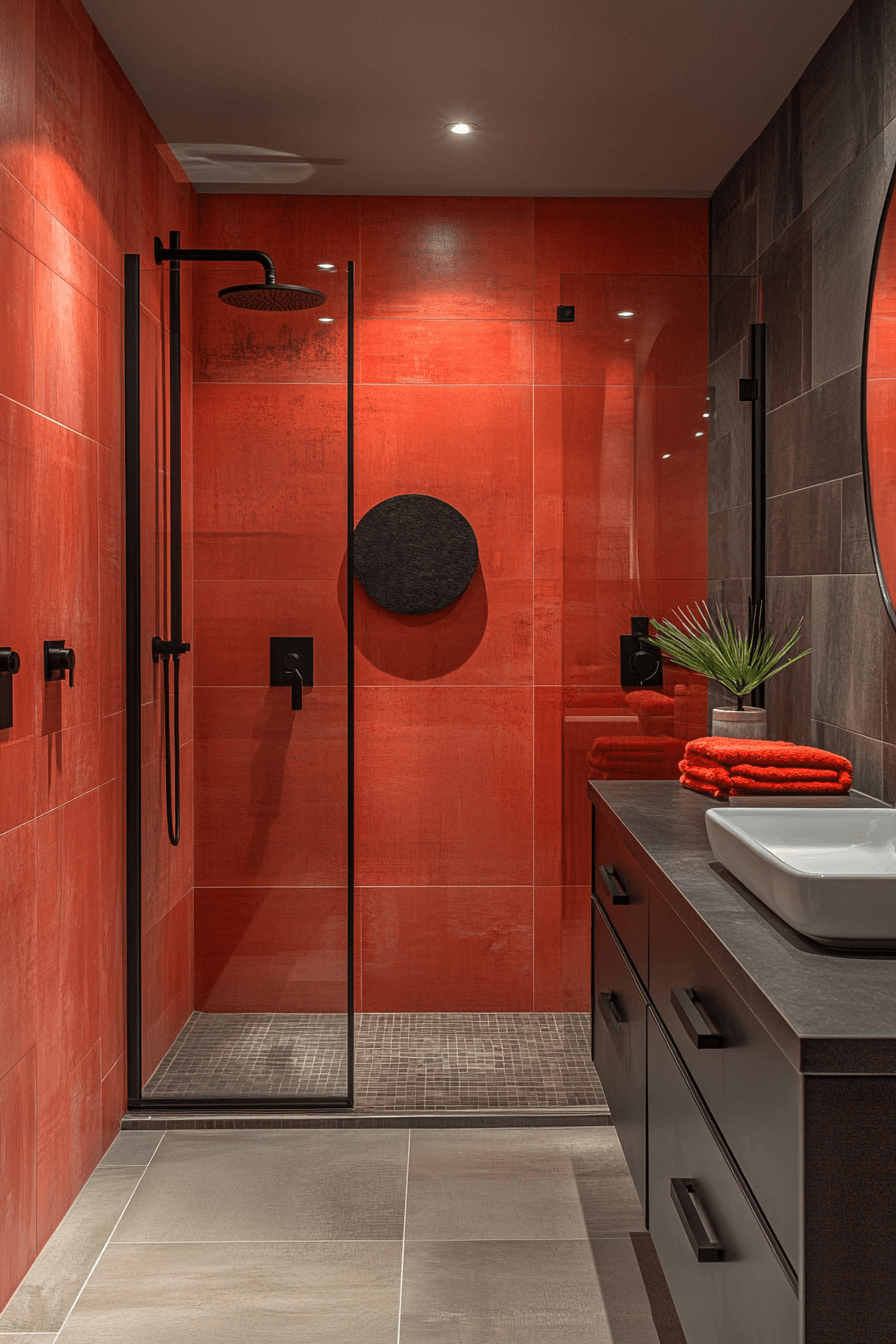moody bathroom