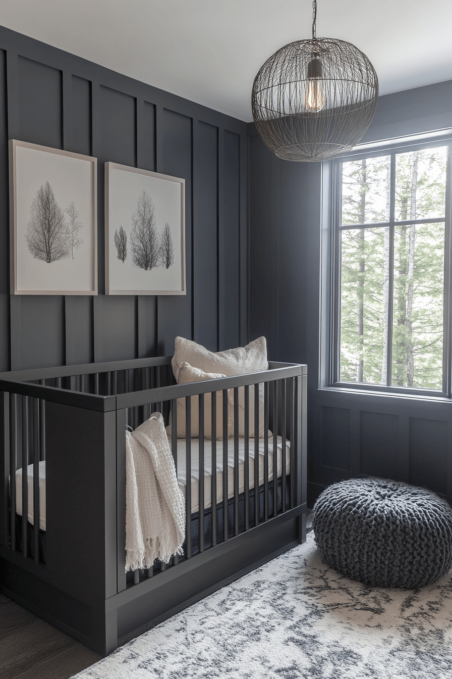 Industrial Chic Baby Room