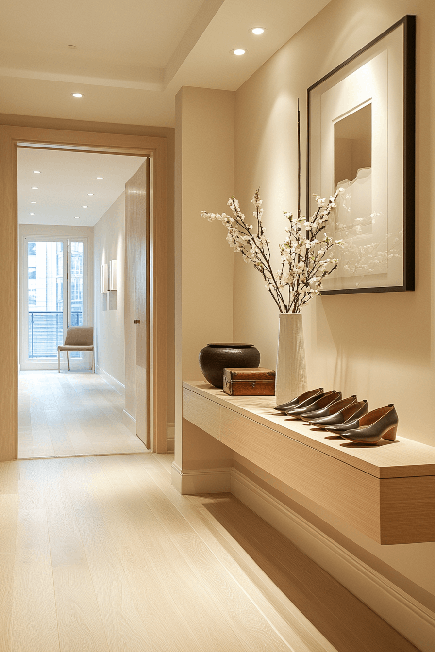 Small apartment entrance
