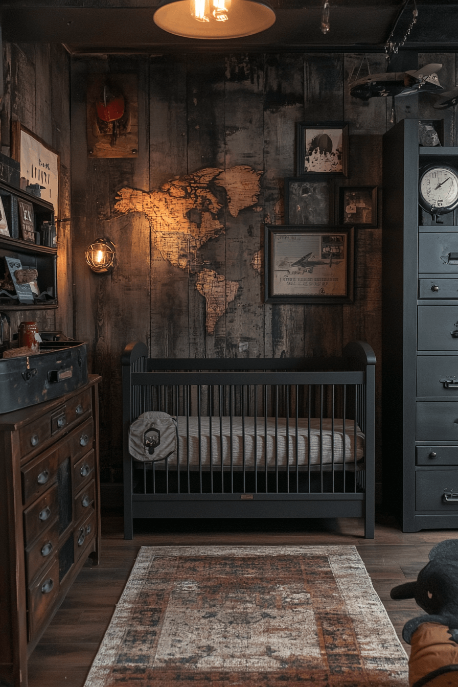 Industrial Chic Baby Room