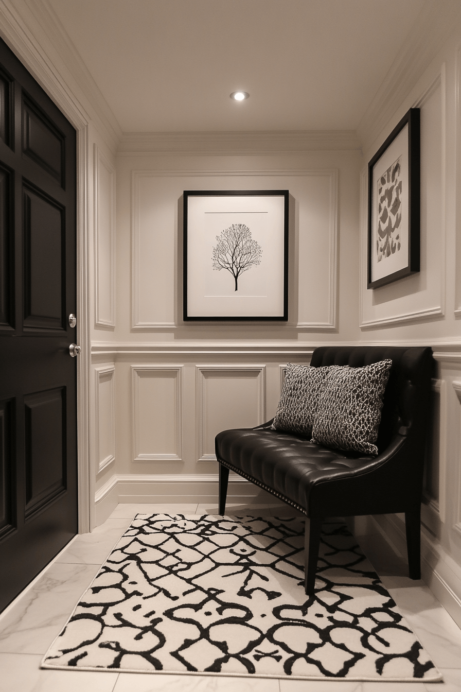 Small apartment entrance