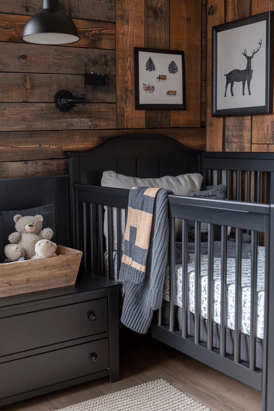 Industrial Chic Baby Room