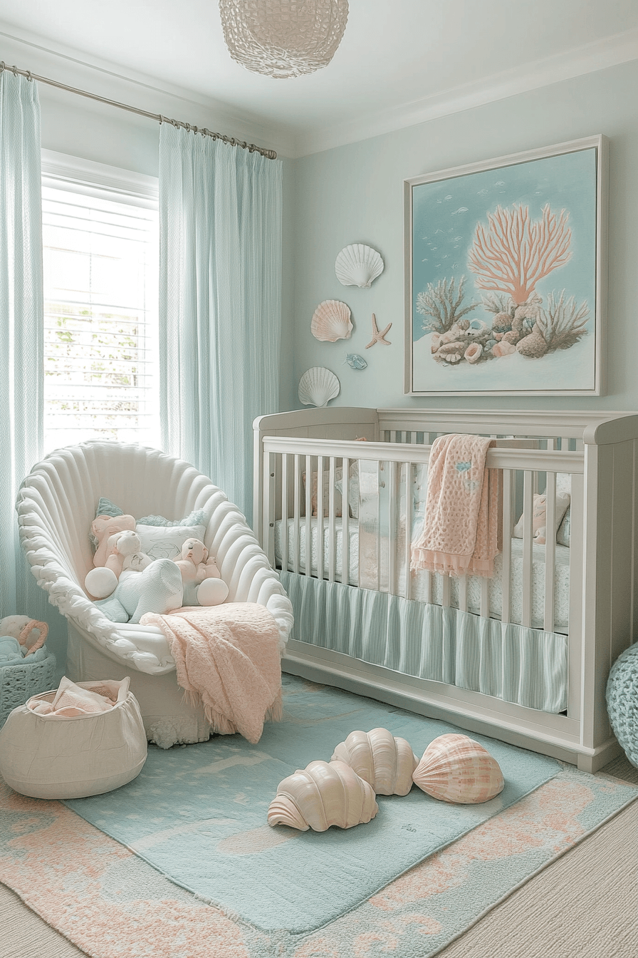 Coastal Baby Room