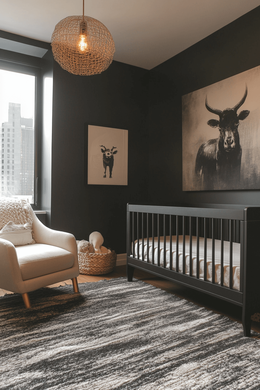 Industrial Chic Baby Room