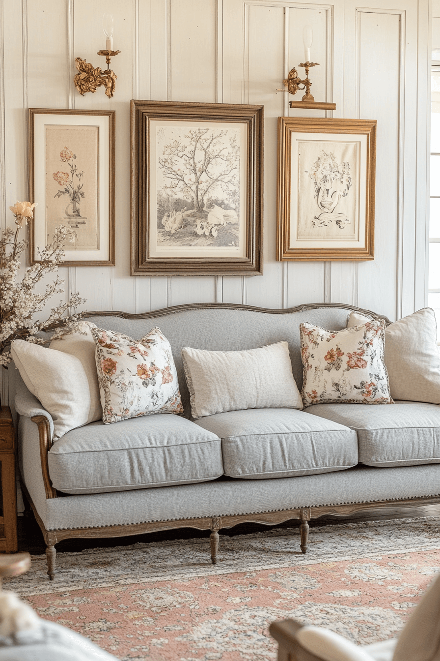 Grey couch aesthetic