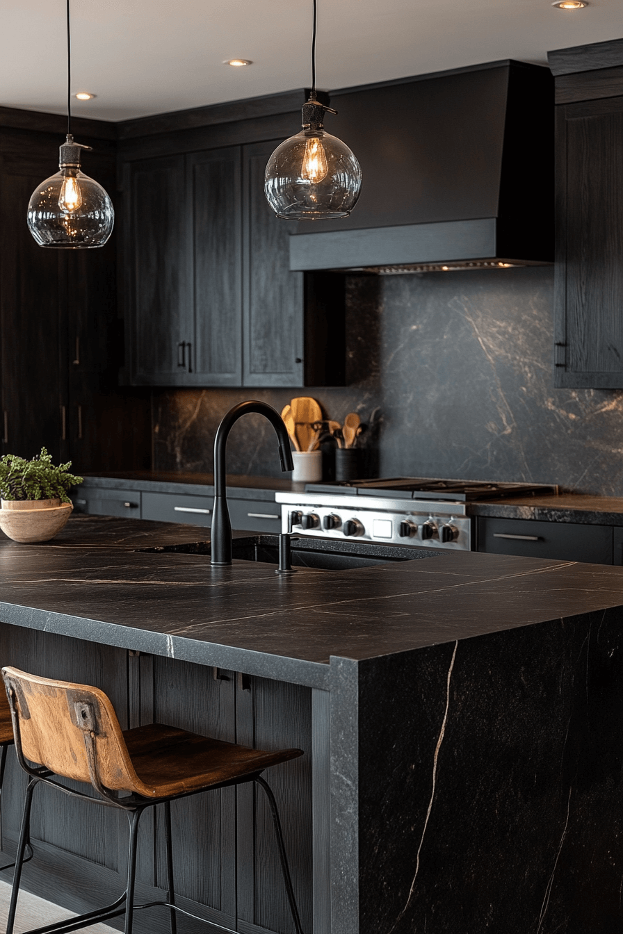 29 Moody Farmhouse Kitchen Inspirations to Create a Perfect Blend of Comfort and Style moody farmhouse kitchen