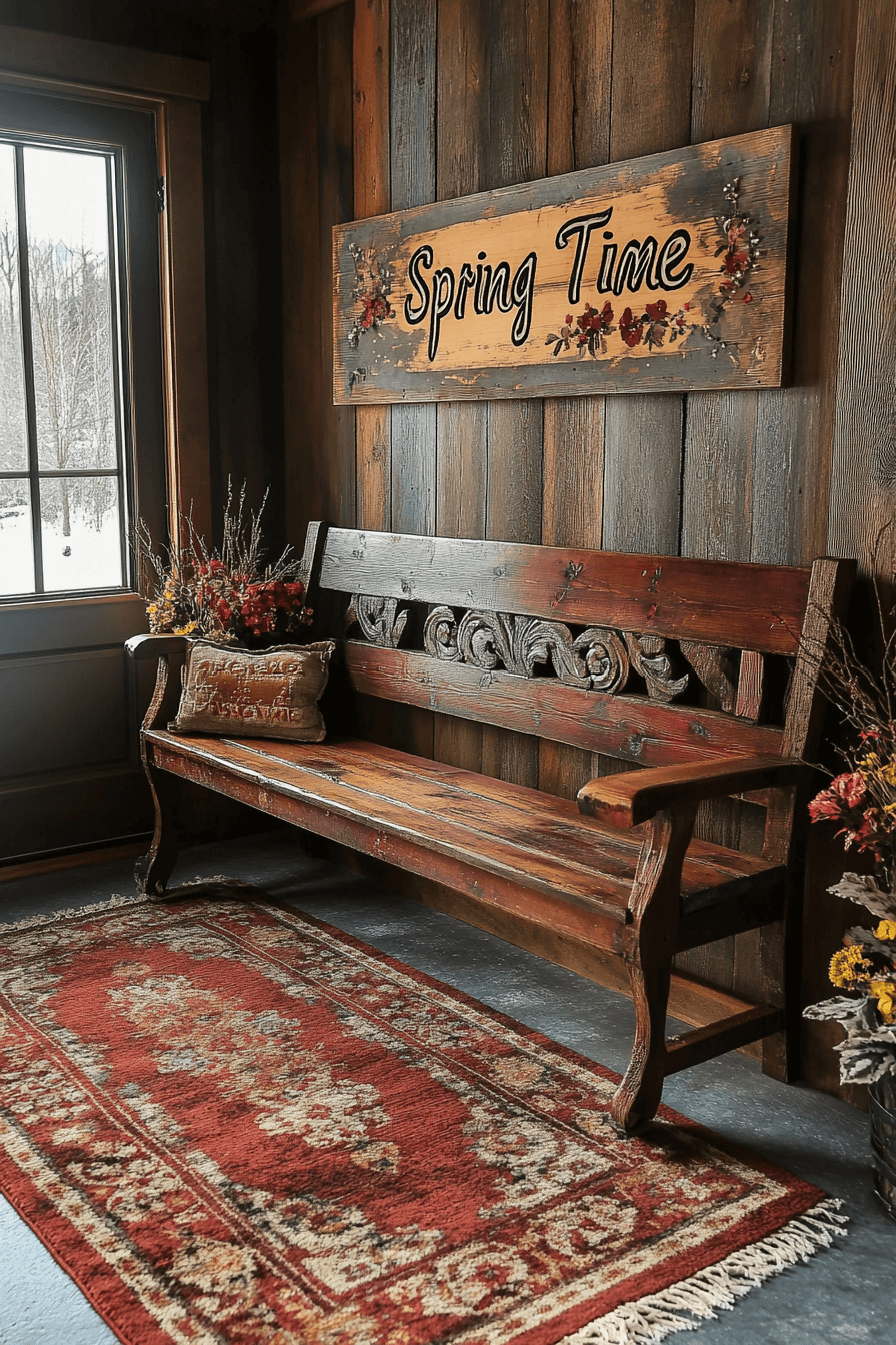 29 Rustic Spring Home Decor Ideas That Brighten Your Home with Rustic Charm rustic spring home decor ideas