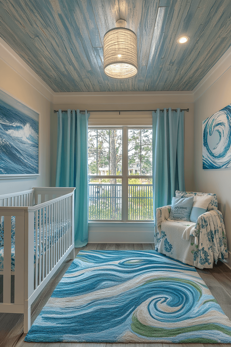 Coastal Baby Room