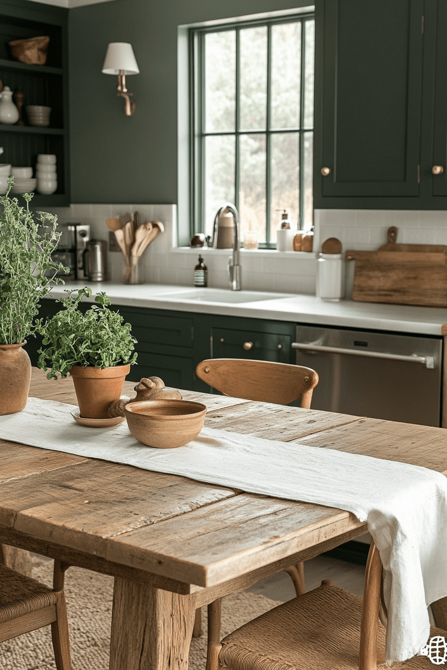 moody dining room
