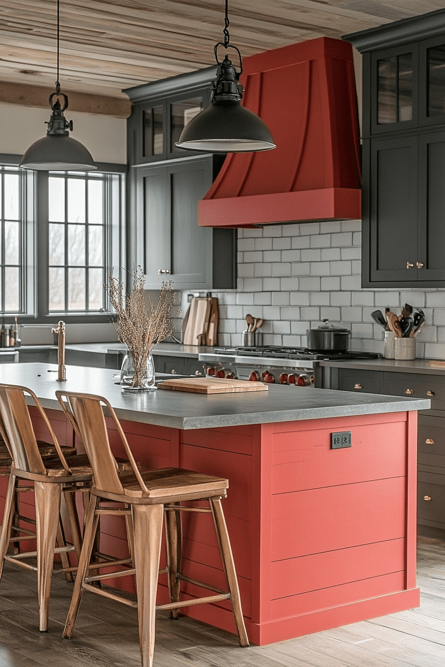 moody farmhouse kitchen