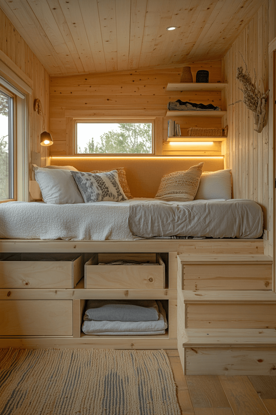 Tiny Cabins Interiors