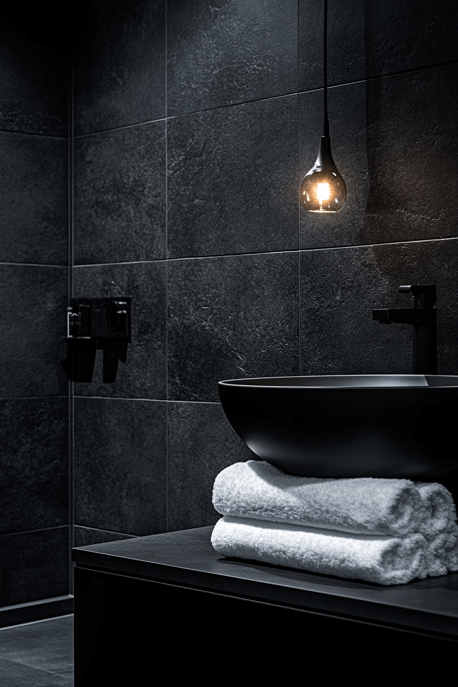 moody bathroom