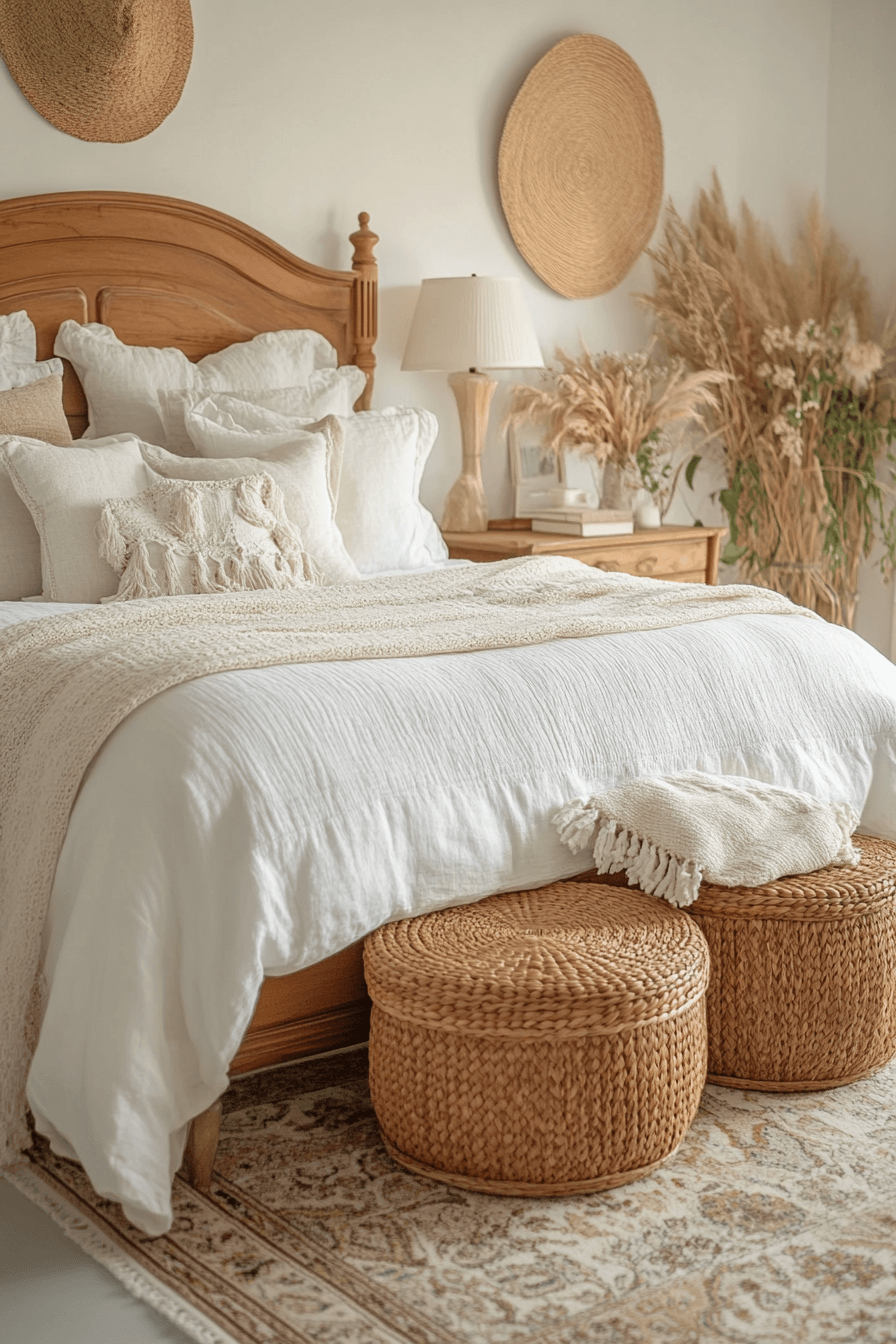 boho vintage bedroom