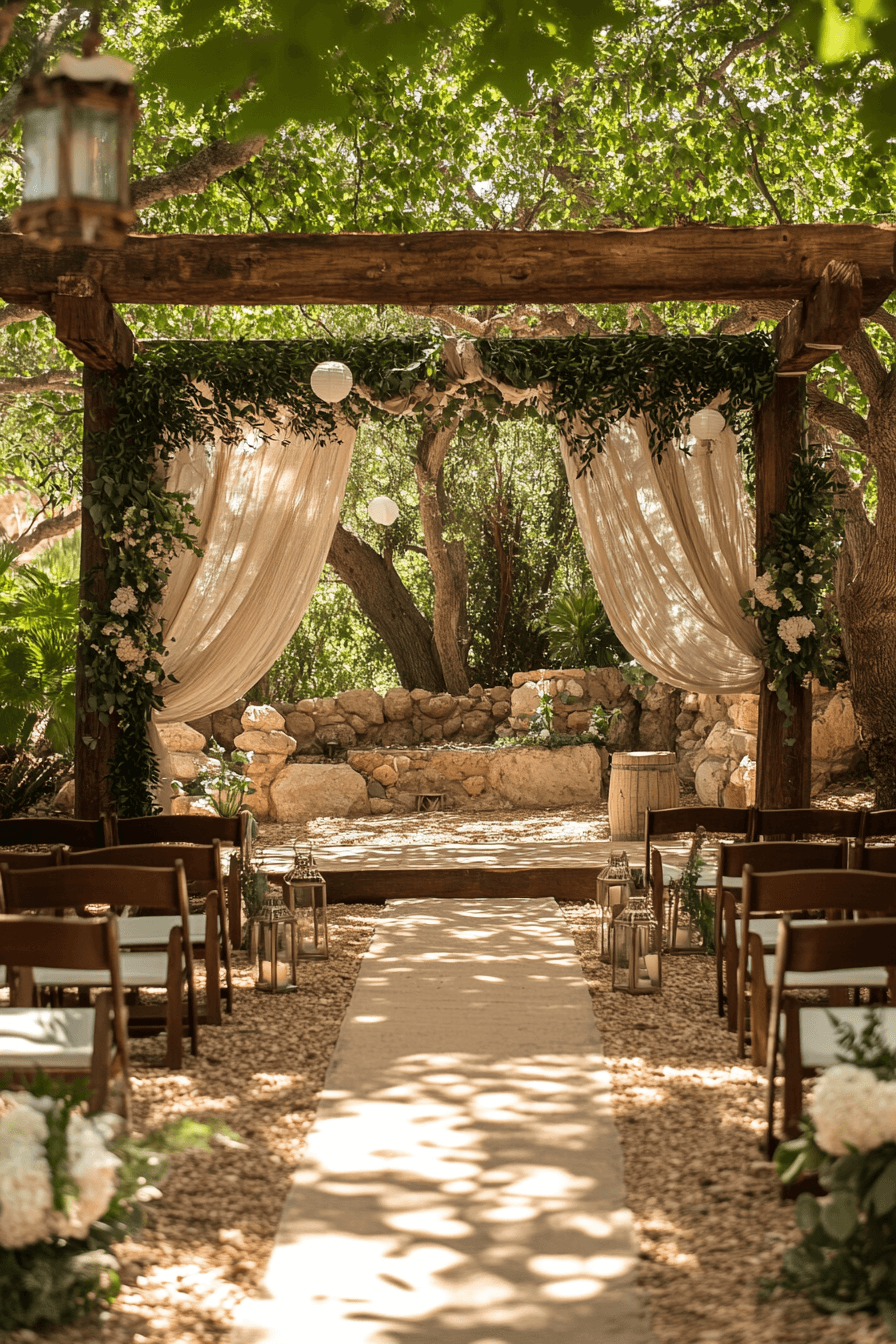 boho rustic wedding decor