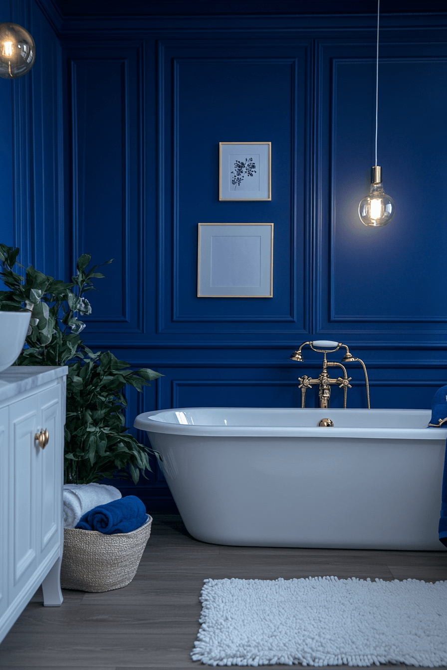 moody bathroom