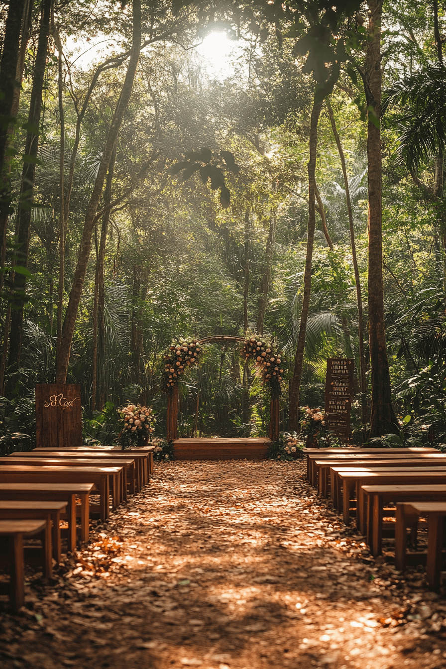 boho rustic wedding decor