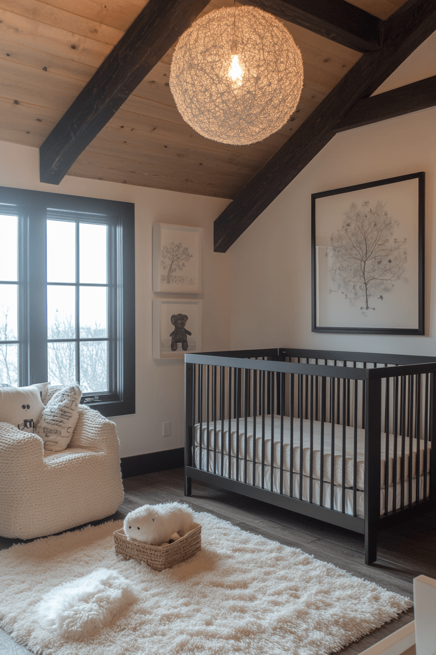 Industrial Chic Baby Room