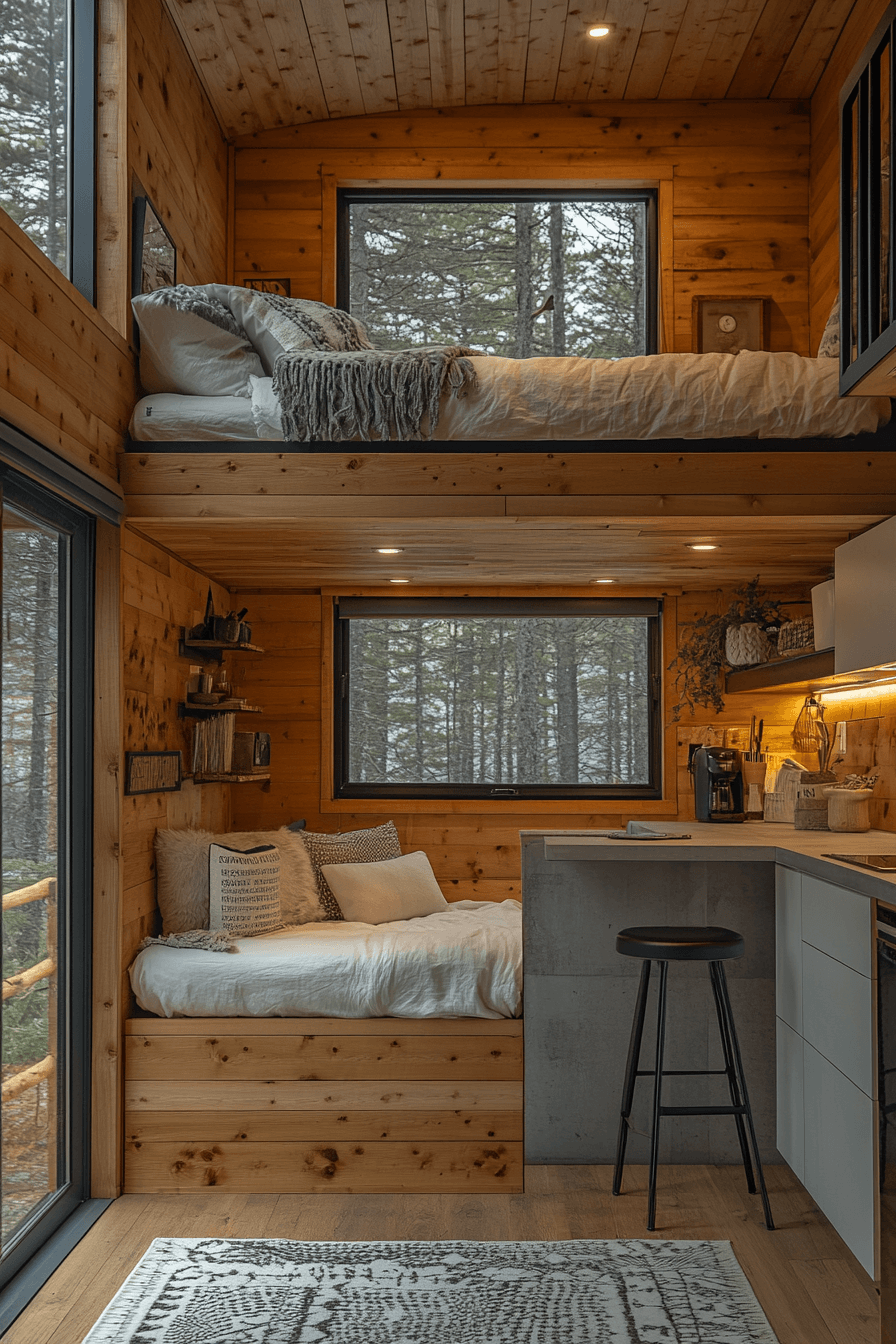 Tiny Cabins Interiors