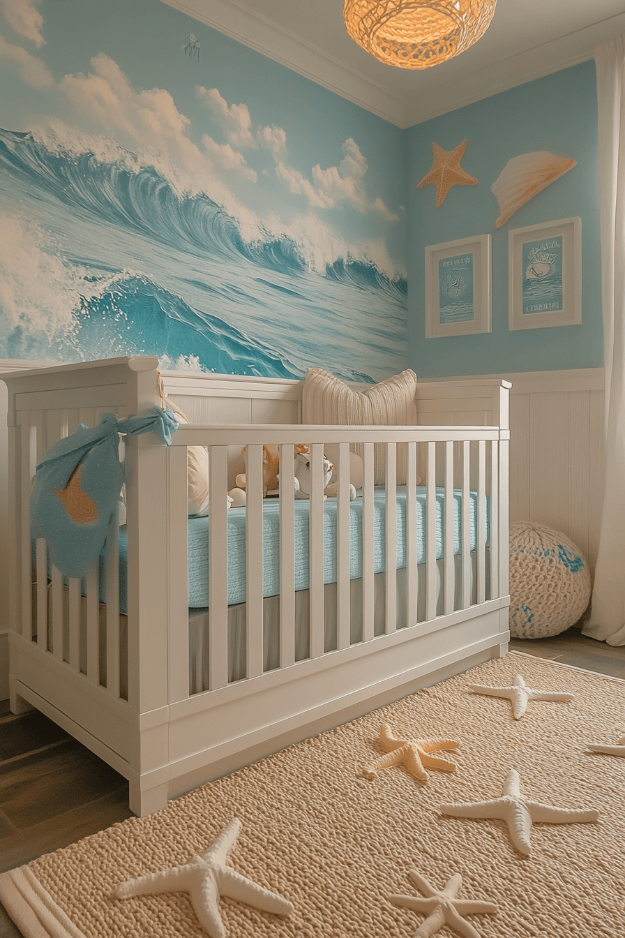 Coastal Baby Room
