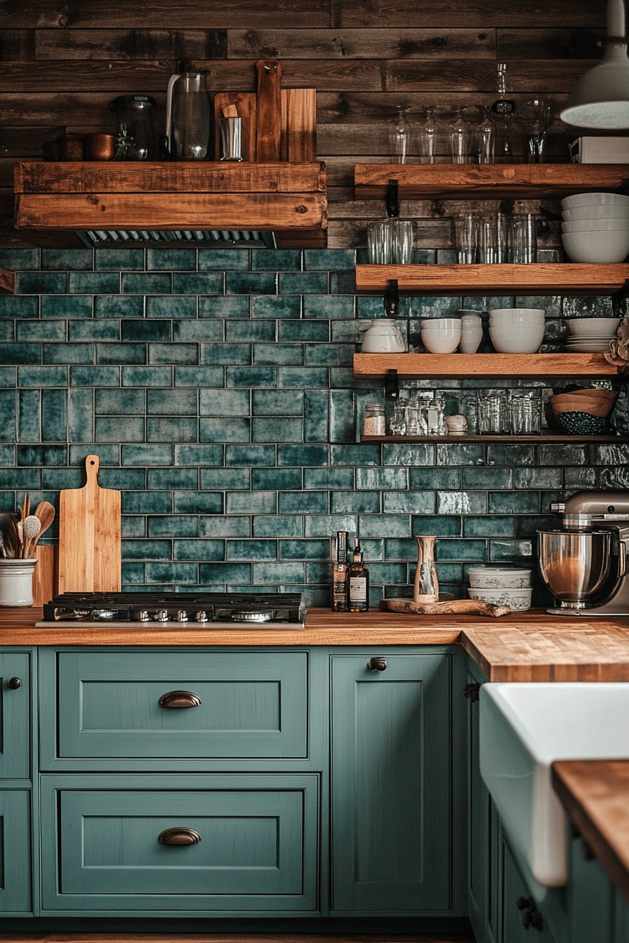 moody farmhouse kitchen