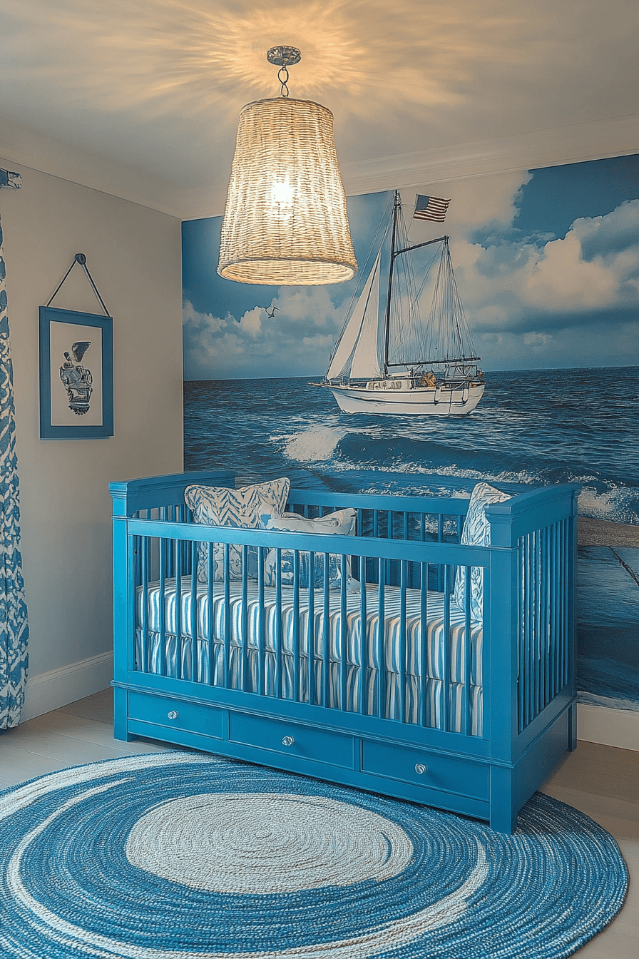 Coastal Baby Room