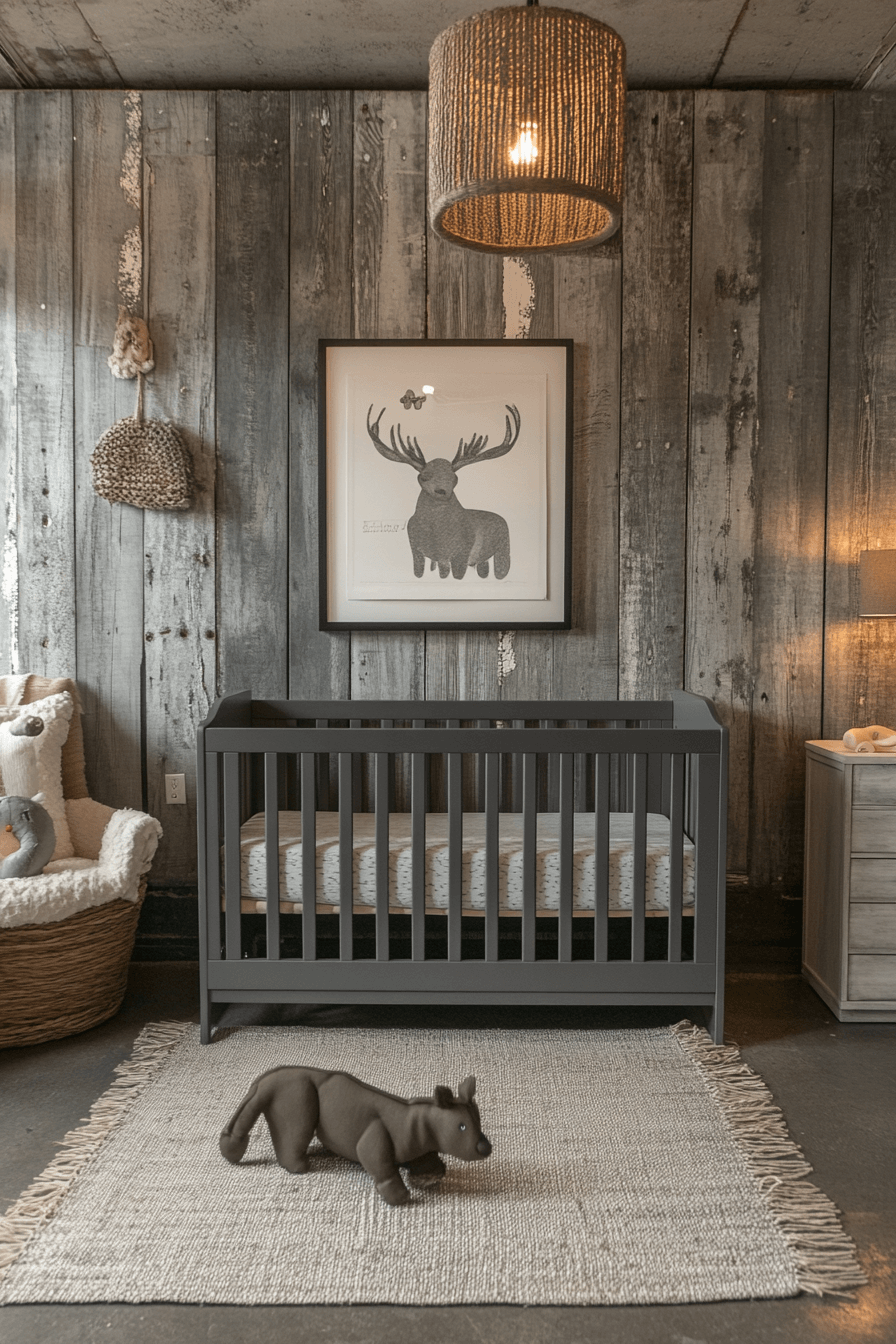 Industrial Chic Baby Room