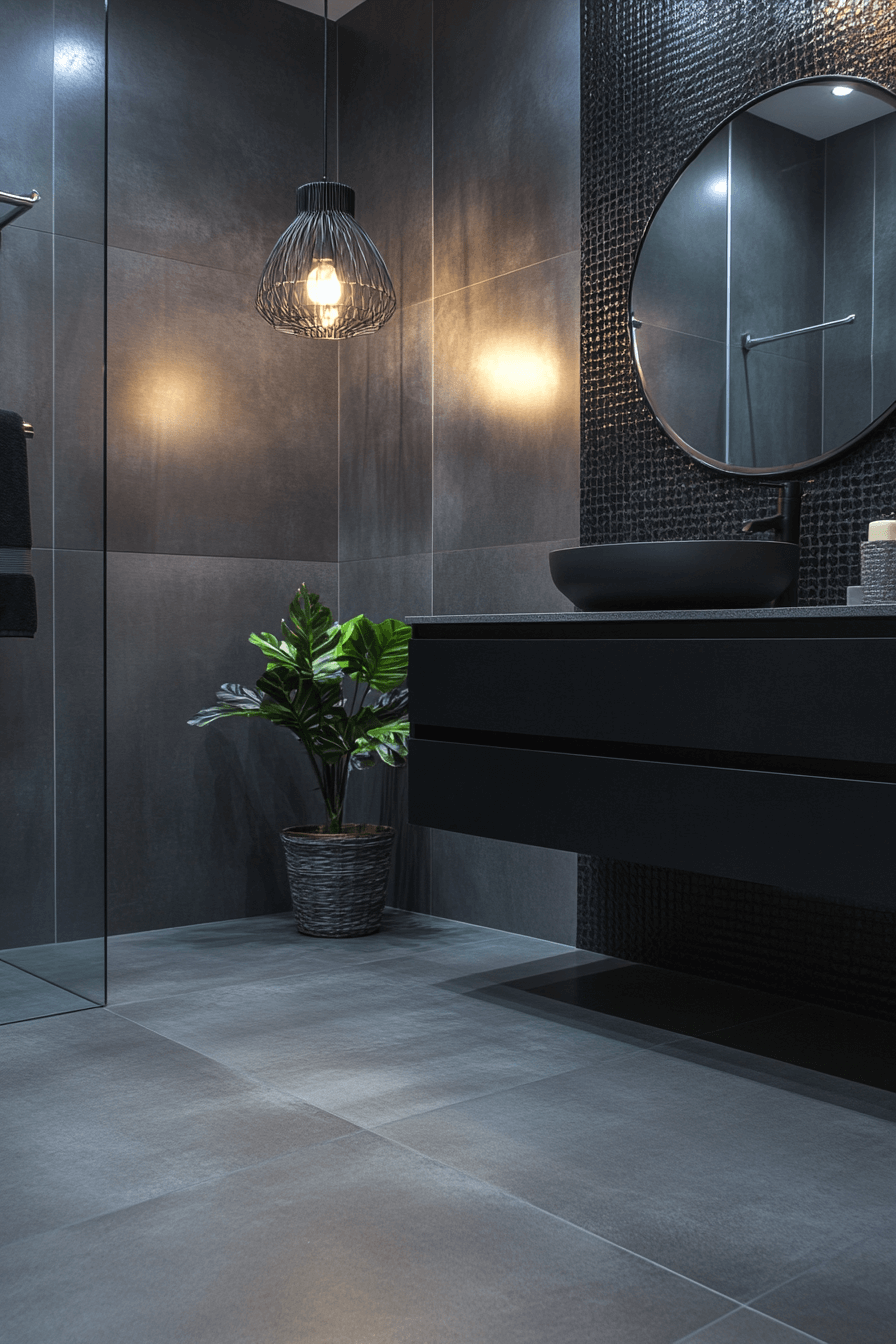 moody bathroom