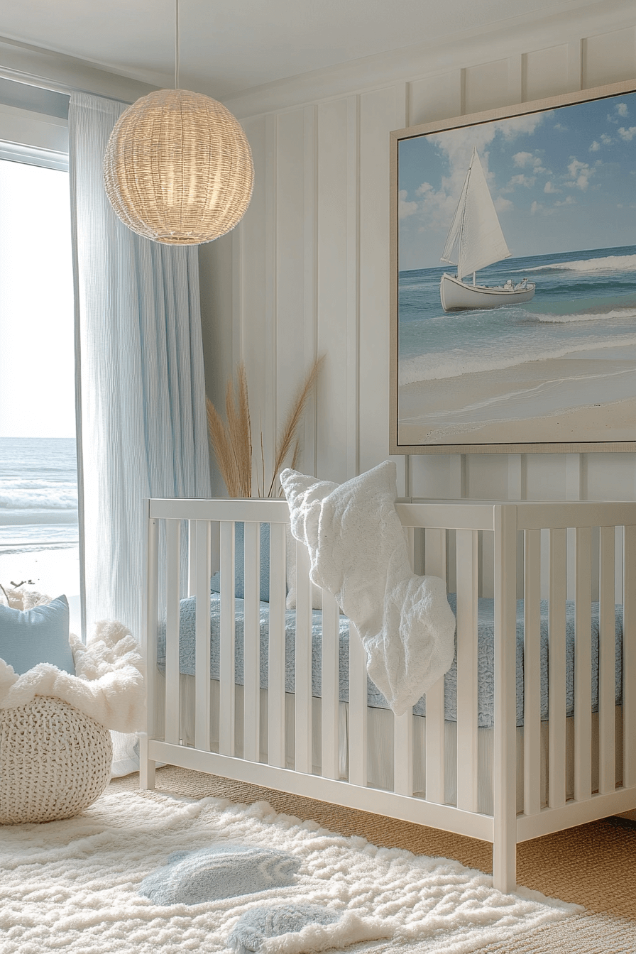 Coastal Baby Room